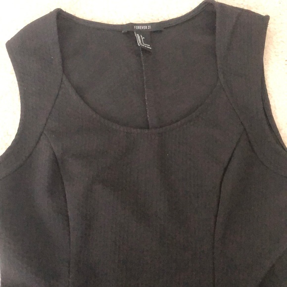 Black Skater Dress LARGE - Picture 4 of 5